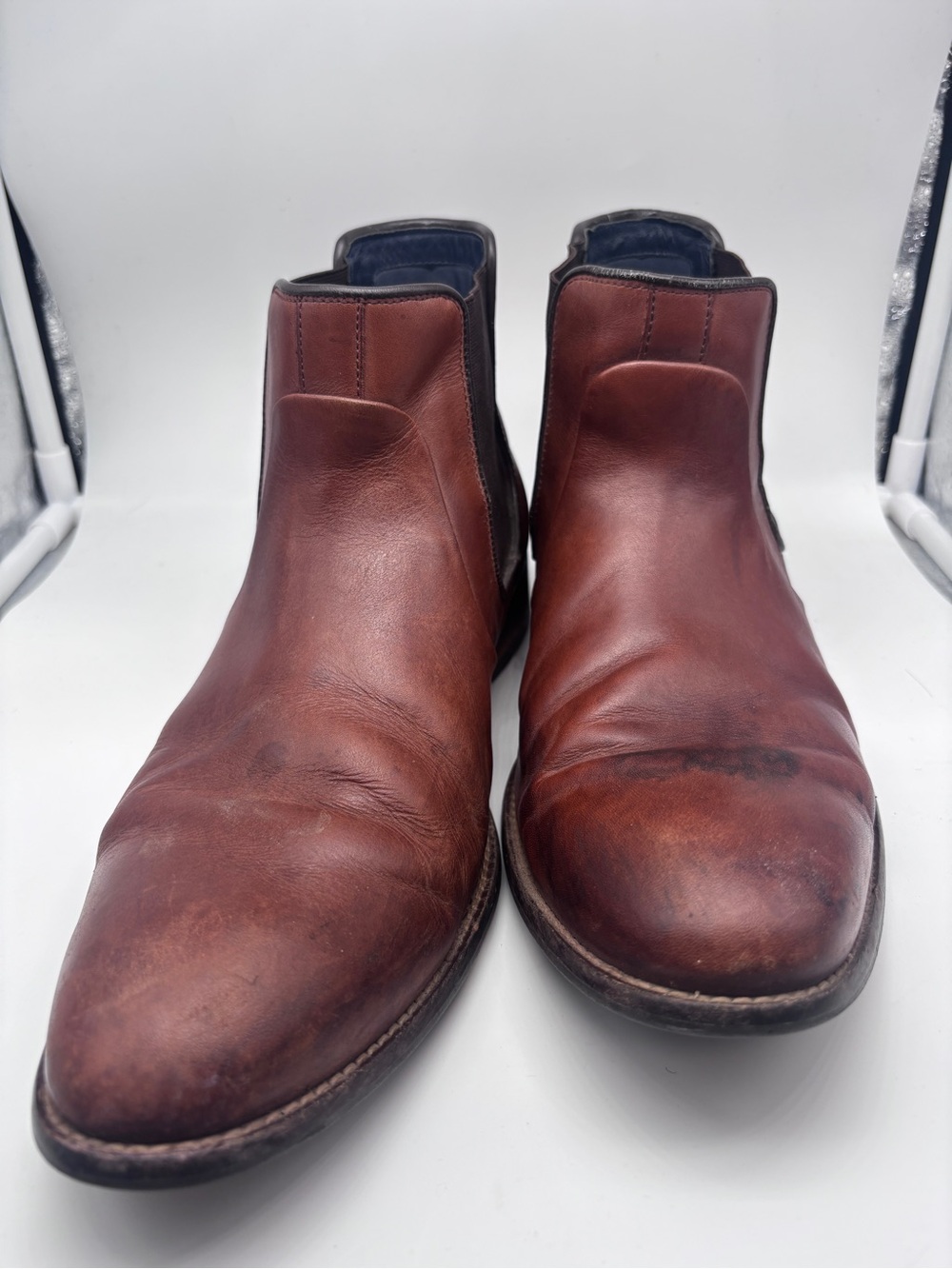 Johnston & Murphy Leather Chelsea Boots